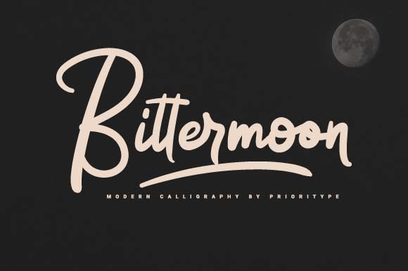 Bittermoon: A Modern Handwritten Font for Editorial Design