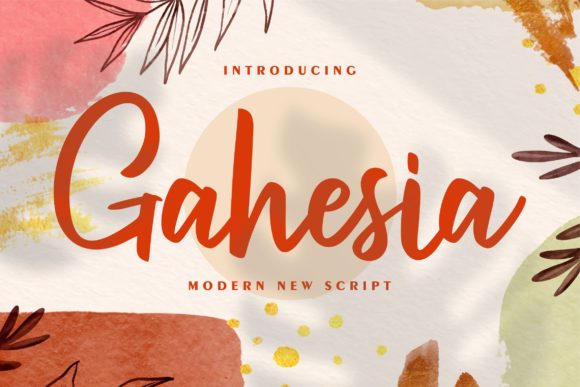 Gahesia: A Bold Script Handwritten Font for Editorial Design