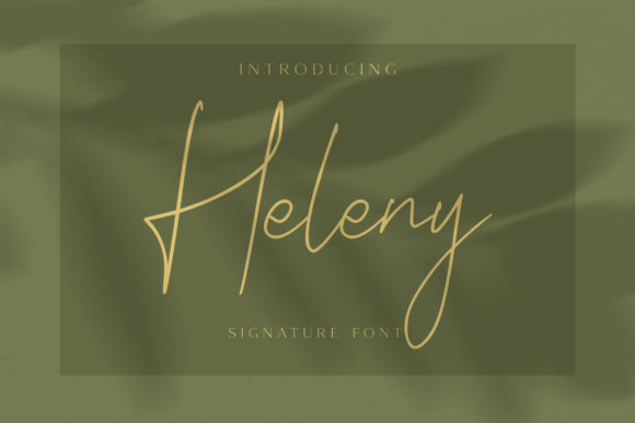 Heleny: A Minimal Handwritten Font for Crafters