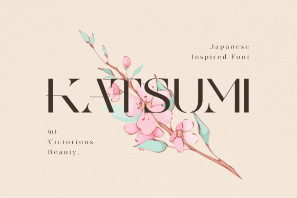 Katsumi: An Elegant Serif Font for Editorial Design