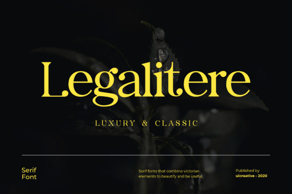 Legalitere: A Classic Serif Font for Professional Design