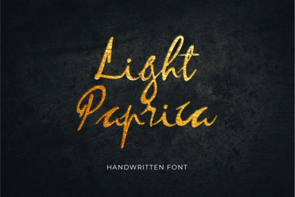 Light Paprica: A Relaxed Handwritten Font for Brands