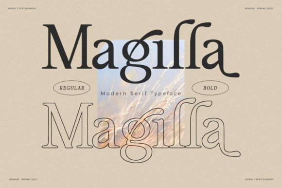 Magilla: A Luxury Serif Font for Makers