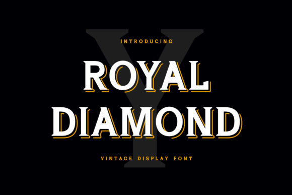 Royal Diamond: A Bold Serif Font for Campaigns