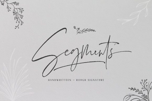 Segments: A Timeless Handwritten Font for Makers