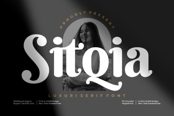 Sitqia: A Luxurious Serif Font for Branding