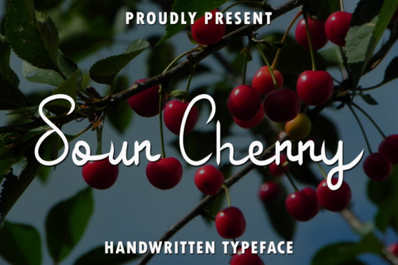 Sour Cherry: A Handwritten Font for Bold Branding