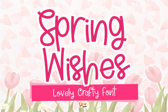 Spring Wishes: A Playful Handwritten Font for Business