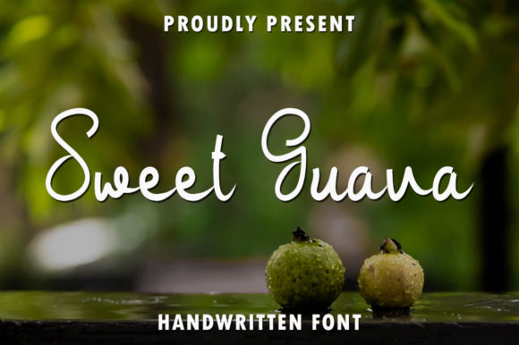 Sweet Guava: A Handwritten Font for Makers