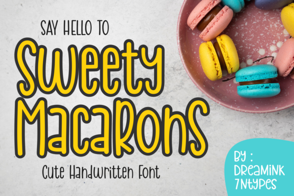 Sweety Macarons: A Quirky Script Font for Web Design
