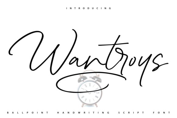 Wantroys: The Urban Script Handwritten Font for Marketers